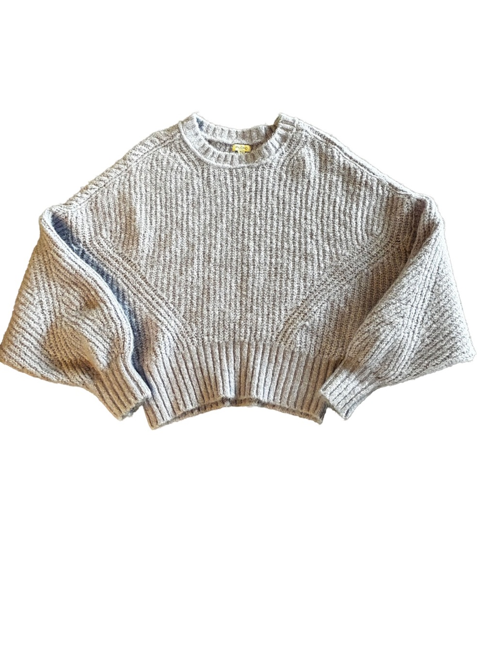 Pilcro Anthropologie The Blake Lavender Balloon Sleeve Sweater L - Picture 2 of 4